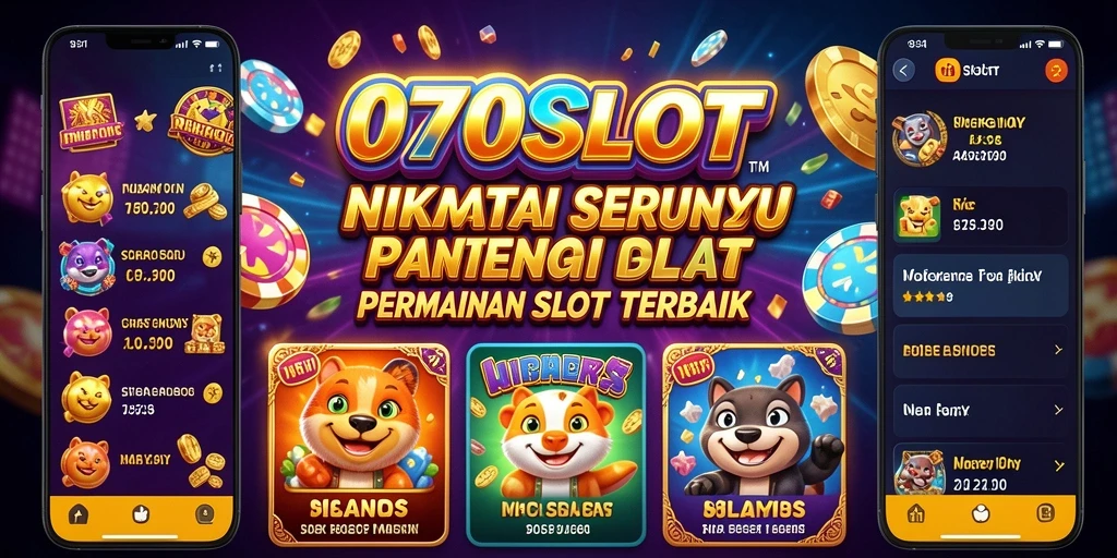 Tampilan gameplay seru di 070SLOT dengan berbagai tema slot.