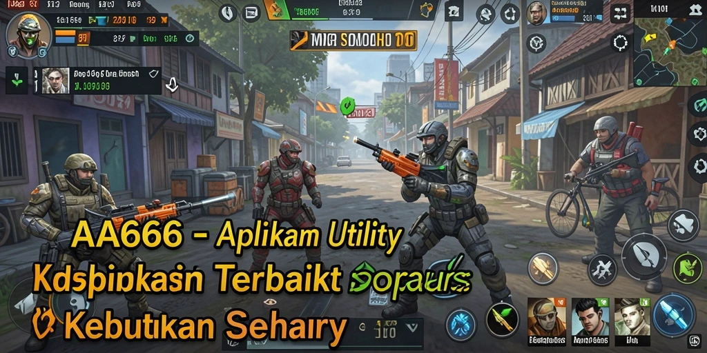Tampilan antarmuka pengguna AA666 yang modern dan intuitif.