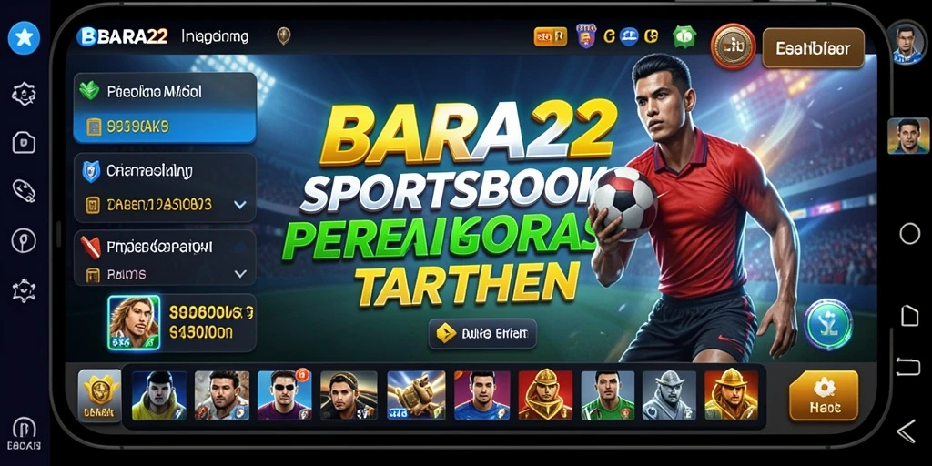 Tampilan gameplay BARA22 yang menarik dan interaktif.