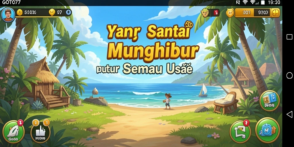 Screenshot GOTO77 menampilkan gameplay yang seru dan menghibur.