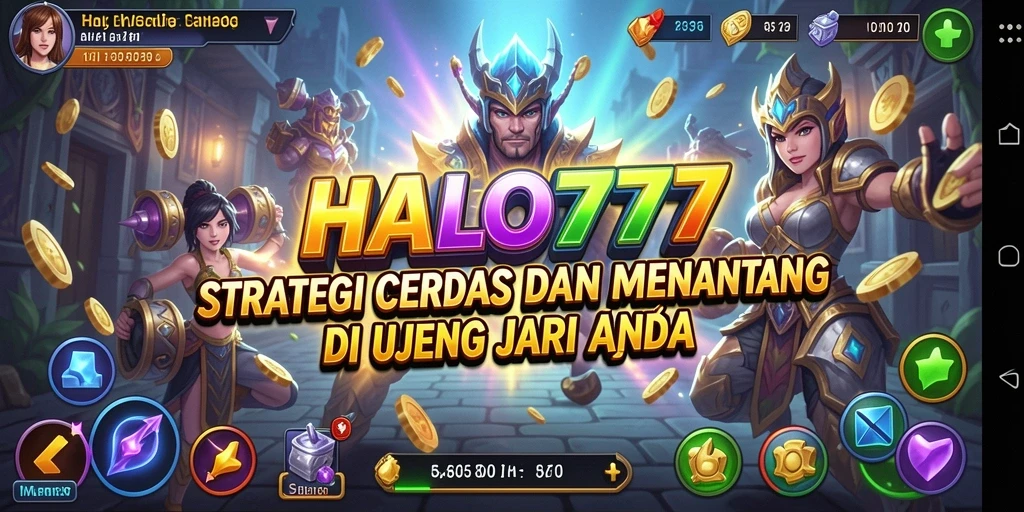 Tampilan gameplay HALO777 yang mendebarkan dan strategis.