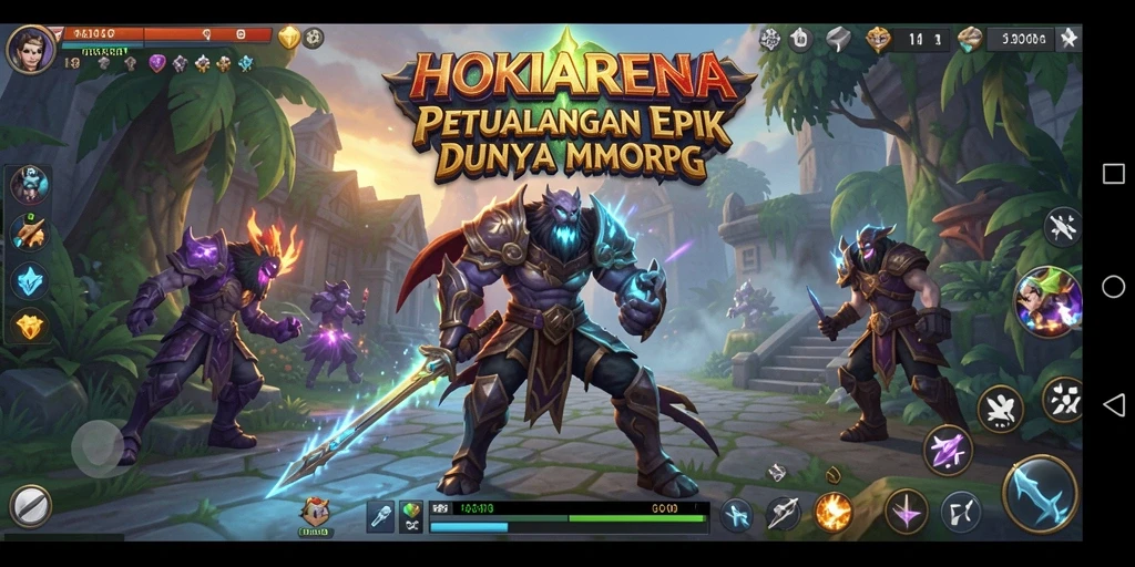 Tampilan gameplay HOKIARENA yang seru dan mendebarkan.