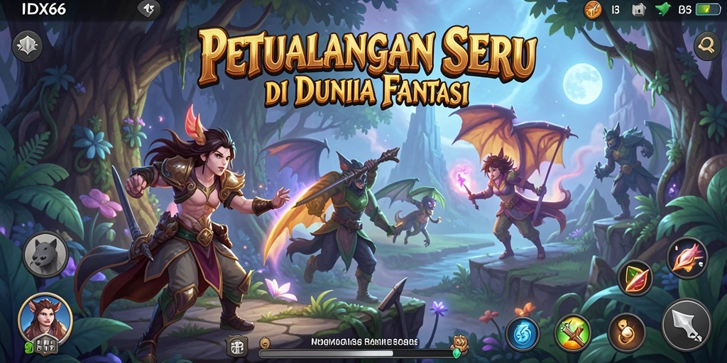 Tampilan gameplay IDX66 menampilkan petualangan seru dan grafis yang menakjubkan.