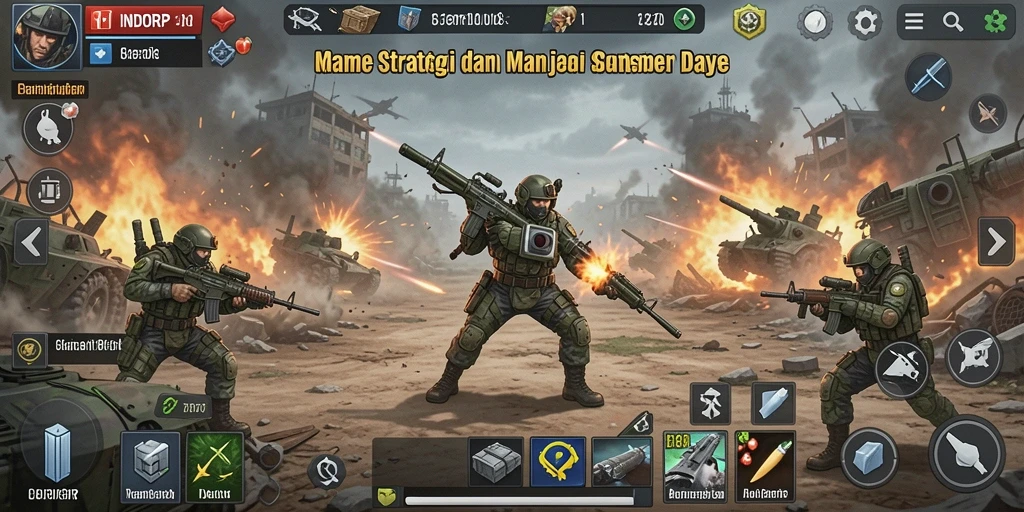 Gameplay seru dan menegangkan dalam INDORP yang penuh strategi.