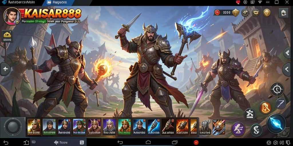 Tampilan gameplay seru dan strategis dari KAISAR888.