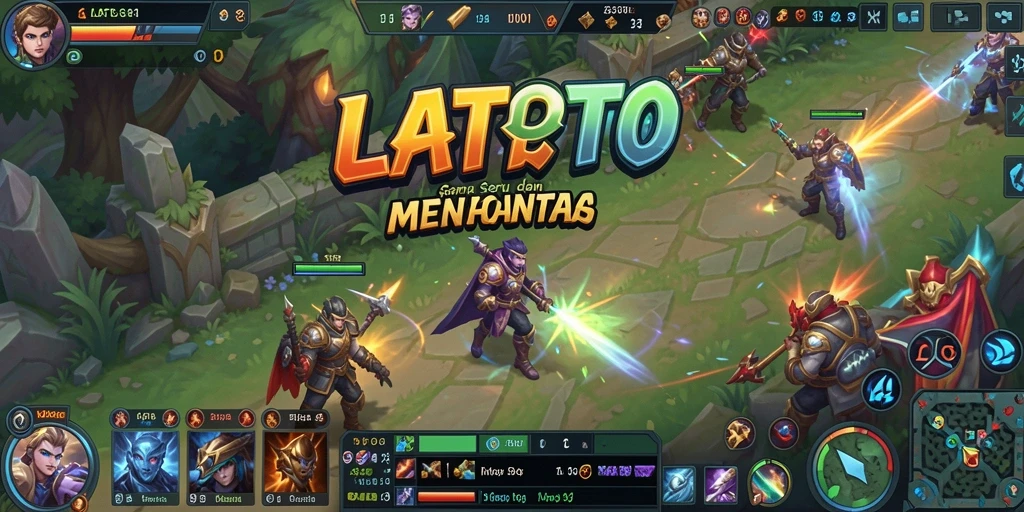Tampilan penuh aksi gameplay LATOTO yang mendebarkan.