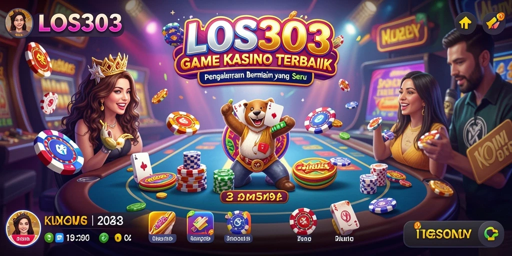 Tampilan gameplay Kasino yang mendebarkan di LOS303.