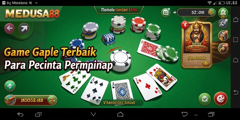 Tampilan screenshot <strong>MEDUSA88</strong> yang menunjukkan keseruan permainan Gaple.