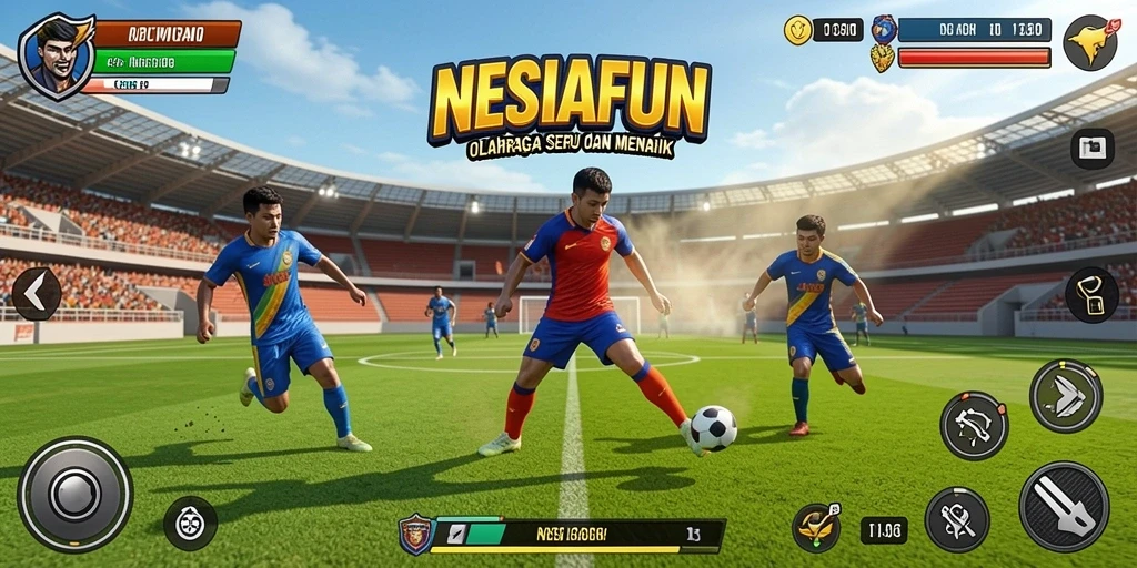 Tampilan gameplay NESIAFUN yang seru dan menegangkan.