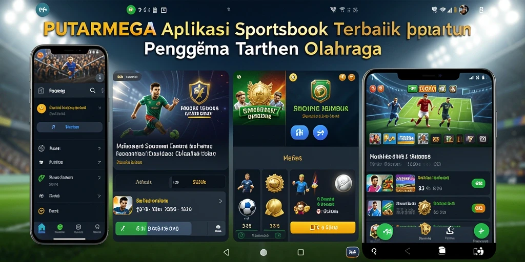 Tampilan menarik dari aplikasi PUTARMEGA saat beraksi dalam taruhan olahraga.