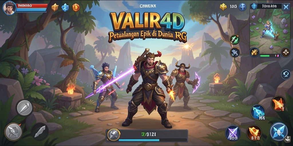 Tampilan gameplay menarik dan petualangan seru di VALIR4D.