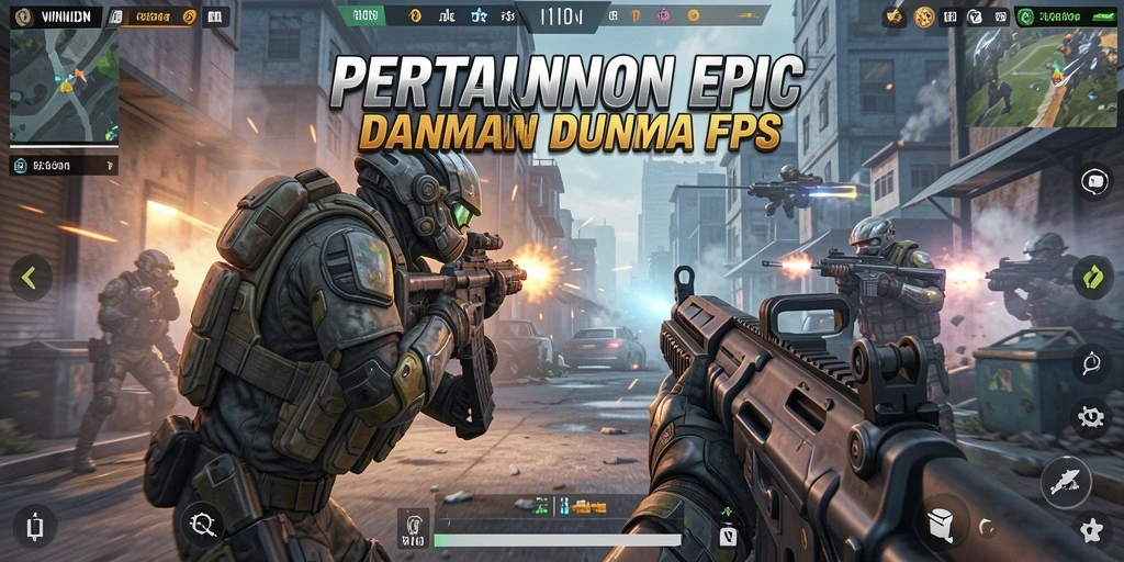 Gameplay seru dari WINIDN dalam pertempuran FPS.