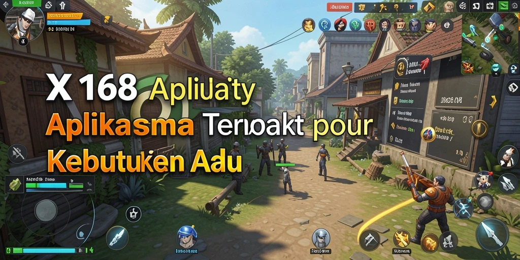 Tampilan antarmuka utama X168 yang intuitif dan menarik.