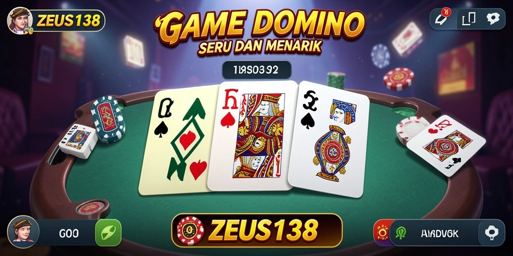 Gameplay seru ZEUS138 dalam permainan Domino.
